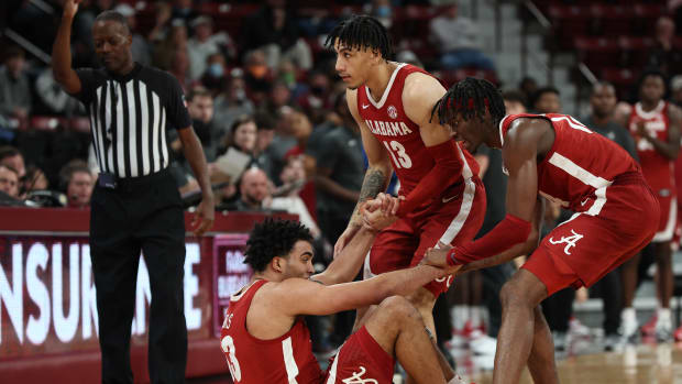 Keon Ellis, Jahvon Quinerly and James Rojas at Mississippi State
